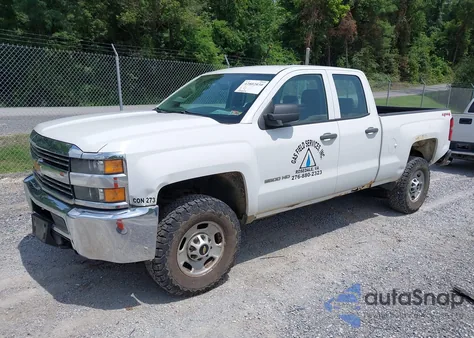 2015 Chevrolet Silverado 2500Hd Wt из США, поврежденный, VIN 1GC2KUEG6FZ514228